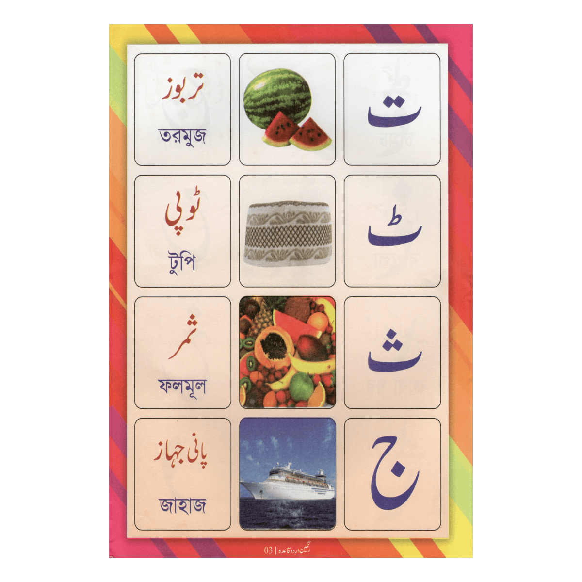 রঙ্গীন উর্দু কায়দা (Rangin Urdu Qaida) - শিশুদের জন্য ছবিসহ উর্দু শিক্ষা রঙ্গীন উর্দু কায়দা (Rangin Urdu Qaida) - শিশুদের জন্য ছবিসহ উর্দু শিক্ষা