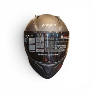 ভেগা (Vega) ফুল ফেস হেলমেট - ম্যাট ব্ল্যাক (DOT Certified)